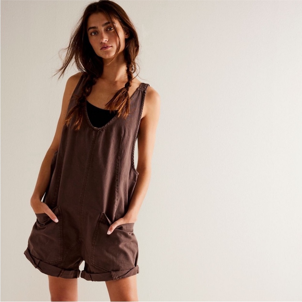 Free People Brown Romper